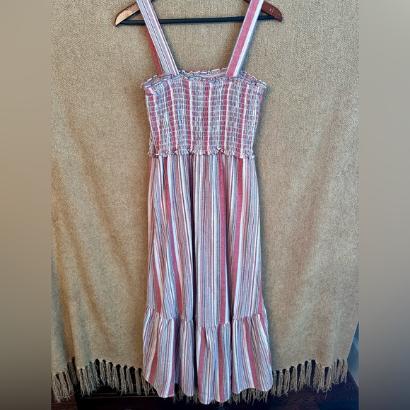 Knox Rose Linen Blend Midi Dress size Medium - Picture 3 of 8